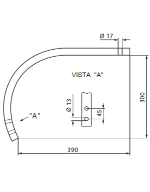 BRAZO CHISEL 32x32
