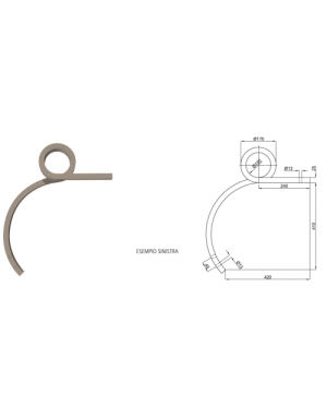 BRAZO ESPIRAL 25 IZQ.