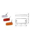 ZBKIT PILOTO GALIBO LATERAL EMPOTRADO BCO LED TRL-016 12-24V DAFA-CABLE CONEC-