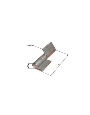 BISAGRA DE PERNIO PN 10 X  60 X 2