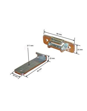 BISAGRA L,M DESMONTABLE COMPLETA ZINCADA