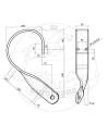 BRAZO GRADA RAPIDA 90 X 14 T.30 DCHO