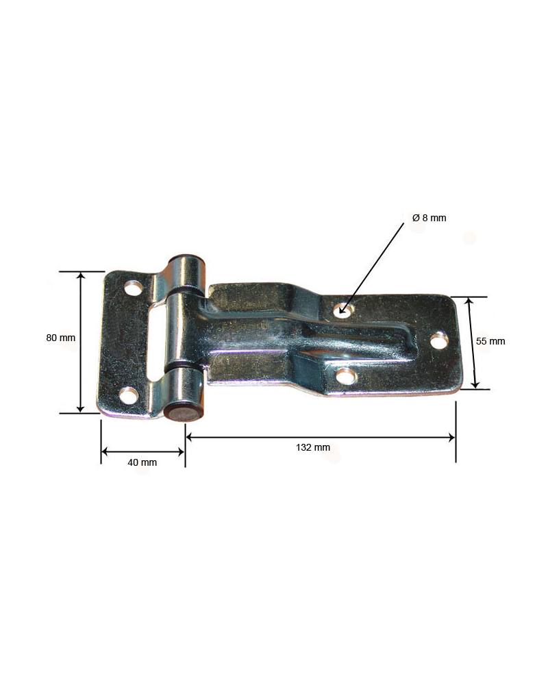 BISAGRA PALA MEDIANA INOX