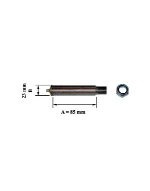 BULON CON TUERCA BALLESTA 23 X 85