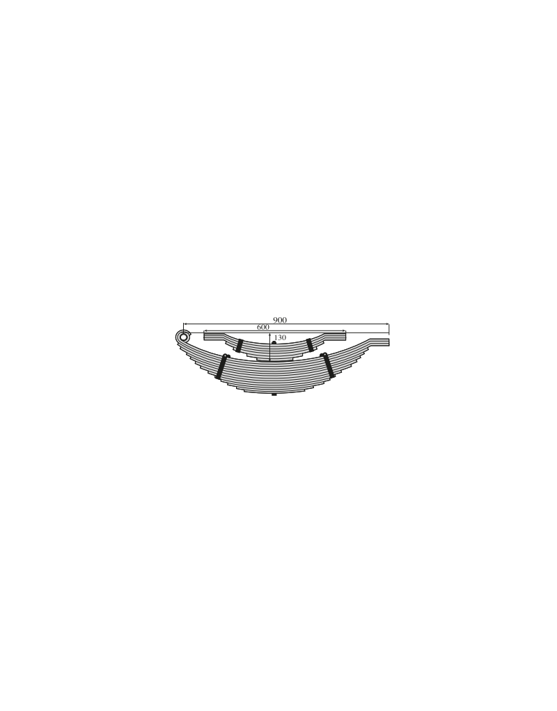 BALLESTA AGRICOLA 70 X 10 (14H+7H) L.1000  9.000KG