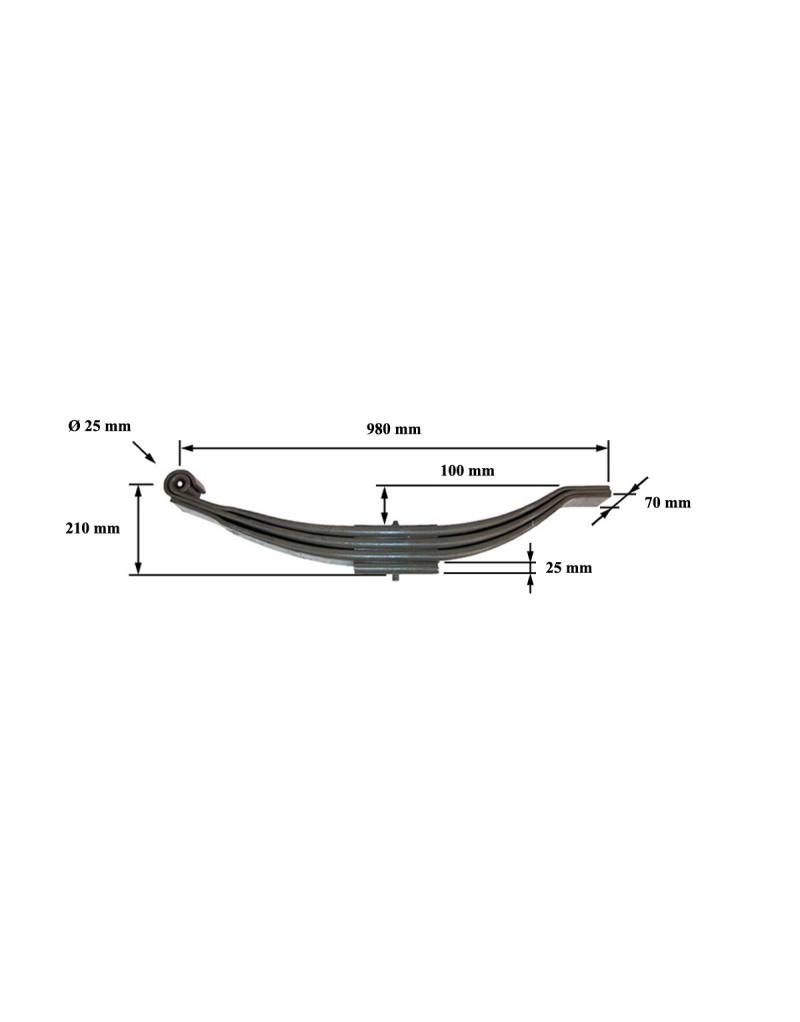 BALLESTA PARABOLICA 70 X 25 (3H)