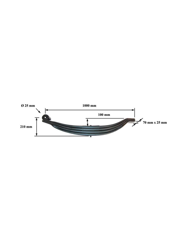 BALLESTA PARABOLICA 70 X 25 (4H)