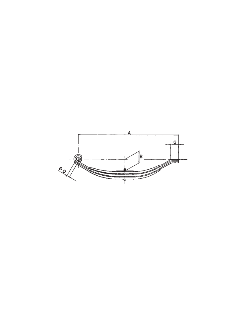 BALLESTA SEMIPARABOLICA 70 X 14 (5H)