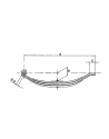 BALLESTA SEMIPARABOLICA 70 X 14 (9H) CON BRIDA