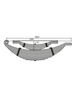 BALLESTAS 6000 KG. 14+7 HOJAS