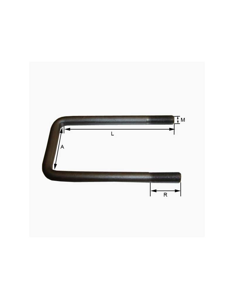 ABARCON BALLESTA 70 X 140 M-18 C/4 TUERCAS S/FRENO