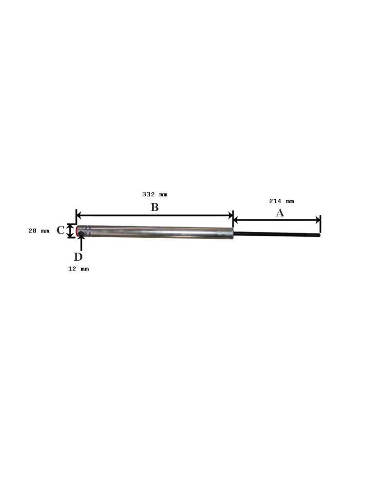AMORTIGUADOR CABEZAL 2000KG KNOTT (87001109)
