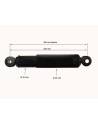 AMORTIGUADOR DE RAQUETA 2000KG NEGRO AL-KO 260mm