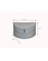 ARCON POLIESTER CON CERRADURA BLANCO 750 X 415 X 39