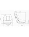 ASIENTO PVC TRACTOR RM-52 SIN MICRO INTERRUPTOR