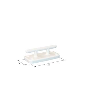 ATACUERDAS PLASTICO BLANCO