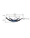 BALLESTA CON BALLESTIN 57 X 8 (8H+5H) L.800