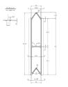 BARRA LATERAL 140 X 26 ALUMINIO 6.00 M APILABLE