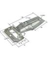 BISAGRA PALA MEDIANA 230mm INOX