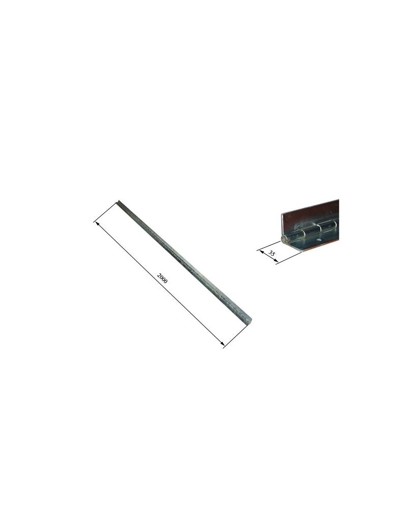 BISAGRA PIANO 35 X 2000mm ZINCADA
