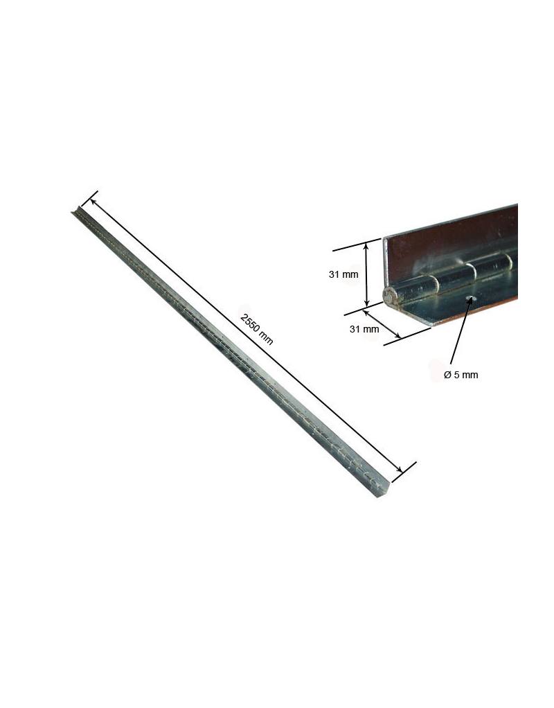 BISAGRA PIANO 35 X 2500mm ZINCADA