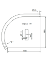 BRAZO CHISEL 40x40 STANDAR