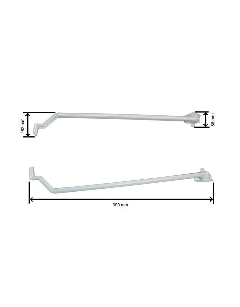 BRAZO CURVO TENSION DE  90 BLANCO JUEGO